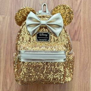 Gold Sequin Disney Loungefly